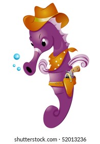 Caballo del Mar Occidental - Vector