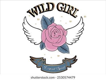 western style rose flower graphic .Cowgirl graphic tee.