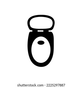 western toilet seat vector icon