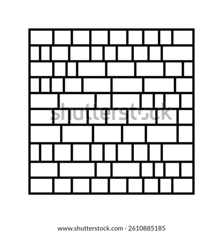 western wall wailing wall line icon vector. western wall wailing wall sign. isolated contour symbol black illustration