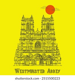 Westminster Abbey: A Historic Marvel of Gothic Architecture and Timeless Beauty (Abadia de Westminster: Uma Marvel Histórica de Arquitetura Gótica e Beleza Intemporal). Explore o esplendor do icônico marco de Londres.