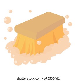 Wet cleaning icon. Cartoon illustration of wet cleaning vector icon for web isolated on white background