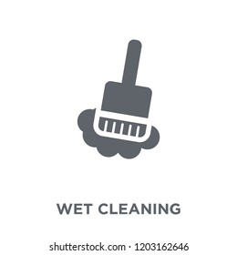 wet cleaning icon. wet cleaning design concept from Hygiene collection. Simple element vector illustration on white background.