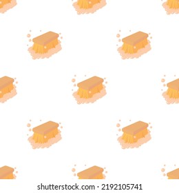 Wet cleaning pattern seamless background texture repeat wallpaper geometric vector