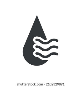 Wet Or Dry Icon Symbol Vector