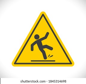 signo de precaución de suelo húmedo