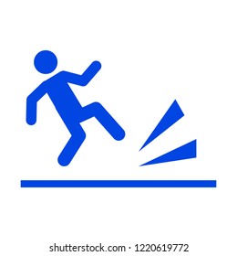 Wet floor icon