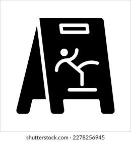 Wet Floor icon. Creative Wet Floor icon for web design, templates, infographics and more, vector illustration on white background