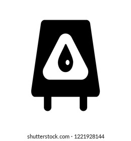 Wet floor icon. Trendy Wet floor logo concept on white background from cleaning collection. Suitable for use on web apps, mobile apps and print media.
