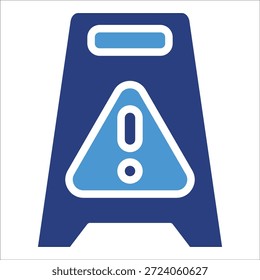 Elemento de icono de muestra de piso húmedo para diseño