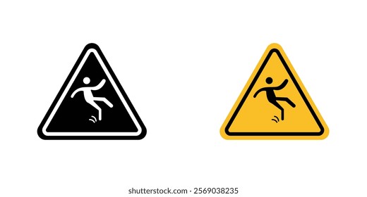 Wet floor signs vector graphic pack