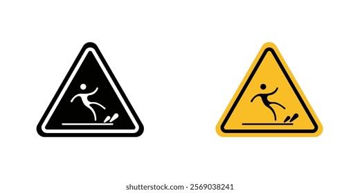 Wet Floor signs vector graphic pack