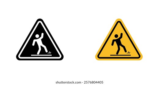Wet floor signs vector pack for web designs