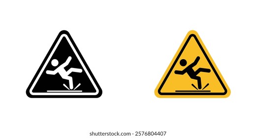 Wet Floor signs vector pack for web designs