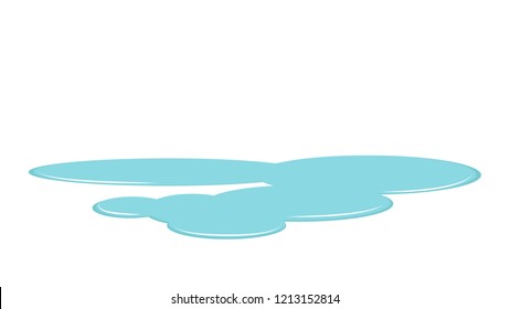 Wet floor vector wallpaper. free space for text.