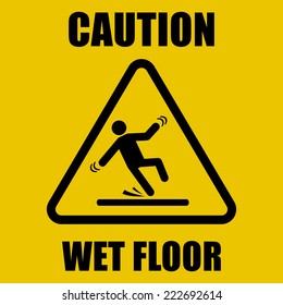 Wet Floor Warning Sign