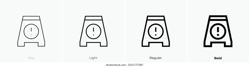 wet icon. Thin, Light Regular And Bold style design isolated on white background