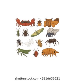 A wet of insect with gray color
