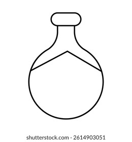 wet meal line icon vector. wet meal sign. isolated contour symbol black illustration