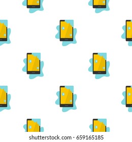 Wet phone pattern seamless for any design vector illustration