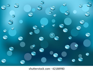 Wet rainy background