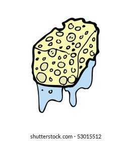 wet sponge drawing