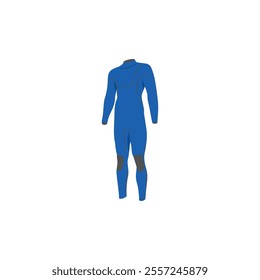 Wet Suit, Sport Equipment Vector Illustration Isolated