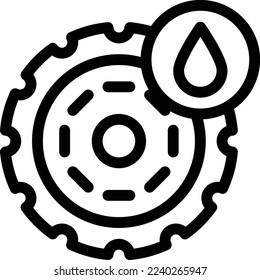 wet Vector illustration on a transparent background. Premium quality symmbols. Thin line vector icons for concept and graphic design. 
