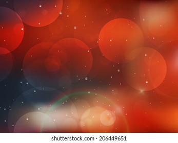 Wet window with the background of the autumn night city. plus EPS10 vector file
