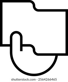 wet wipe icon. Thin linear style design isolated on white background