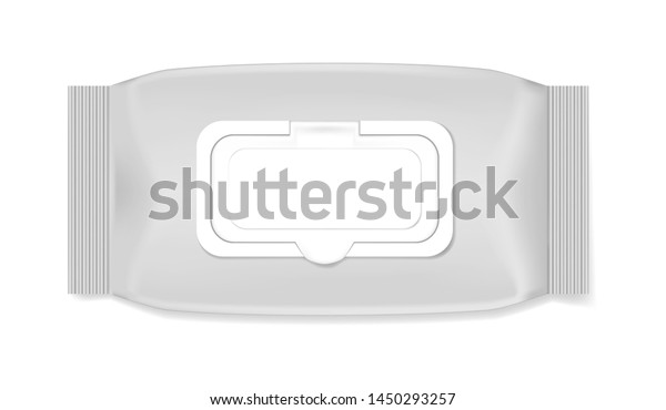 Download Wet Wipes Fliptop Pack Realistic Illustration Stock Vector Royalty Free 1450293257