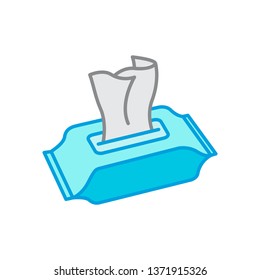 Wet Wipes Icon