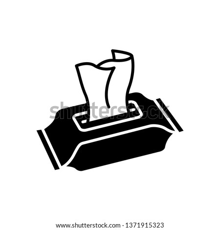 Wet wipes icon