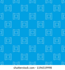 Wet wipes package pattern vector seamless blue repeat for any use