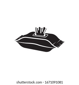 Vektorillustration für Nasswischverpackungen - Symbol