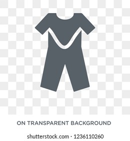 Wetsuit icon. Wetsuit design concept from Summer collection. Simple element vector illustration on transparent background.