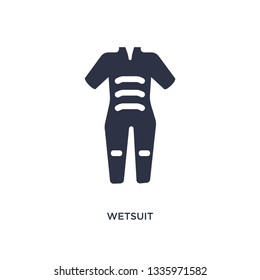 wetsuit isolated icon. Simple element illustration from summer concept. wetsuit editable logo symbol design on white background. Can be use for web and mobile.