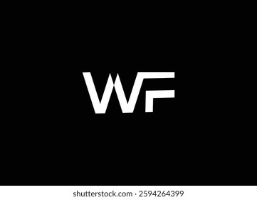 WF letter logo design and initial logo design