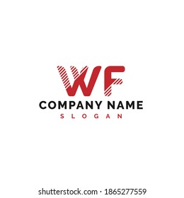 WF Letter Logo Design. WF Letter Logo Vector Illustration - Vector