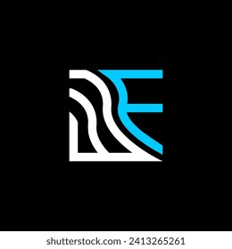 WF letter logo vector design, WF simple and modern logo. WF luxurious alphabet design  