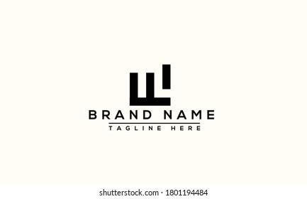 WF Logo Design Template Vector Graphic Branding Element.