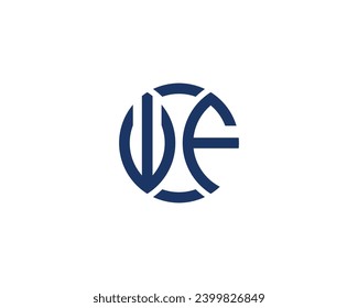 WF logo design vector template