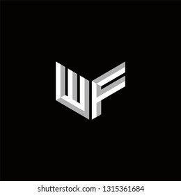 WF Logo Letter initial Designs Templete