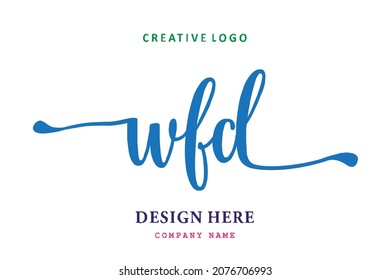 WFD lettering logo is simple, easy to understand and authoritative