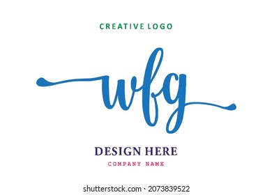 WFG lettering logo is simple, easy to understand and authoritative