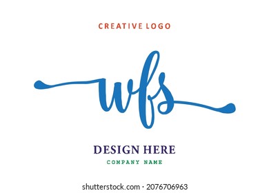 WFS lettering logo is simple, easy to understand and authoritative