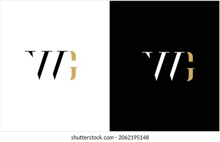 WG ,GW Abstract Letters Logo monogram