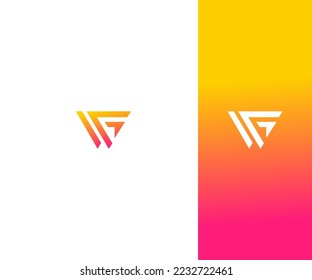 WG, GW Letter Logo Vector Template Abstract Monogram Symbol . Usable for Business sport, technology, fashion, digital And future creative logo