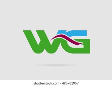 WG initial company group logo