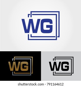 WG Letter Design - Initials Logo - Company Logo